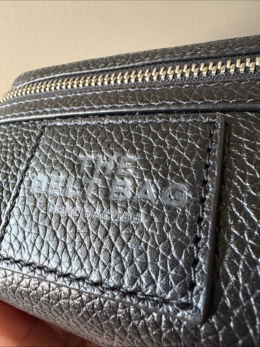 Marc Jacobs The Leather Belt Bag Black Leather Waist Pack New - Picture 4 of 15